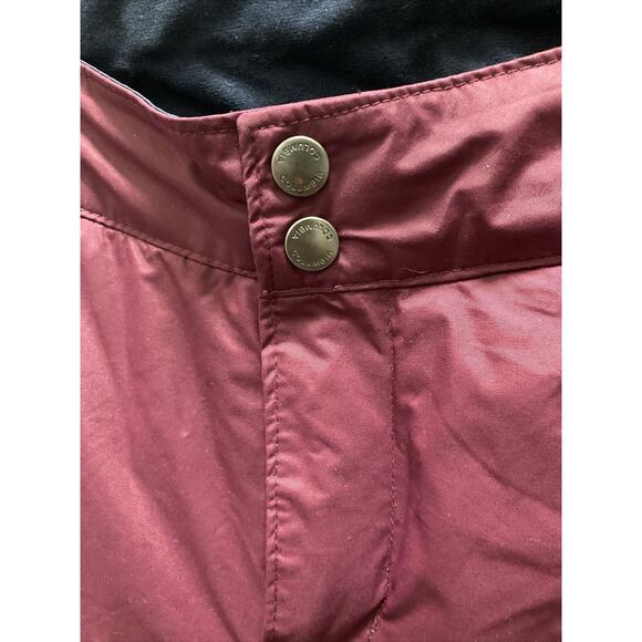 Columbia Mountain Snow Skii Pants SL8391 Women's Regular Medium Red Maroon - Picture 10 of 11